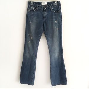 Paper Denim & Cloth Harley Distressed Bellbottom Jeans